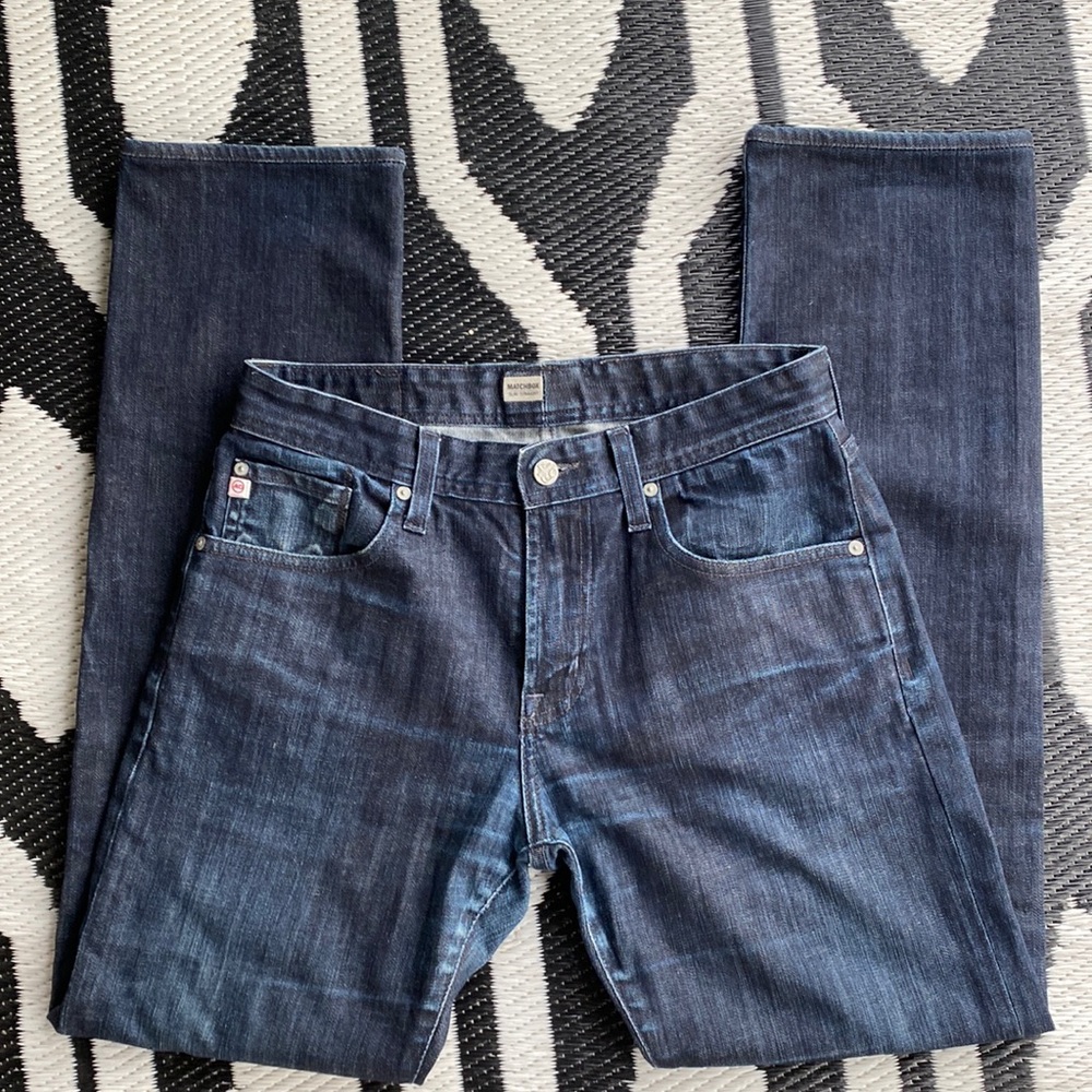 AG Matchstick Slim Straight Jeans